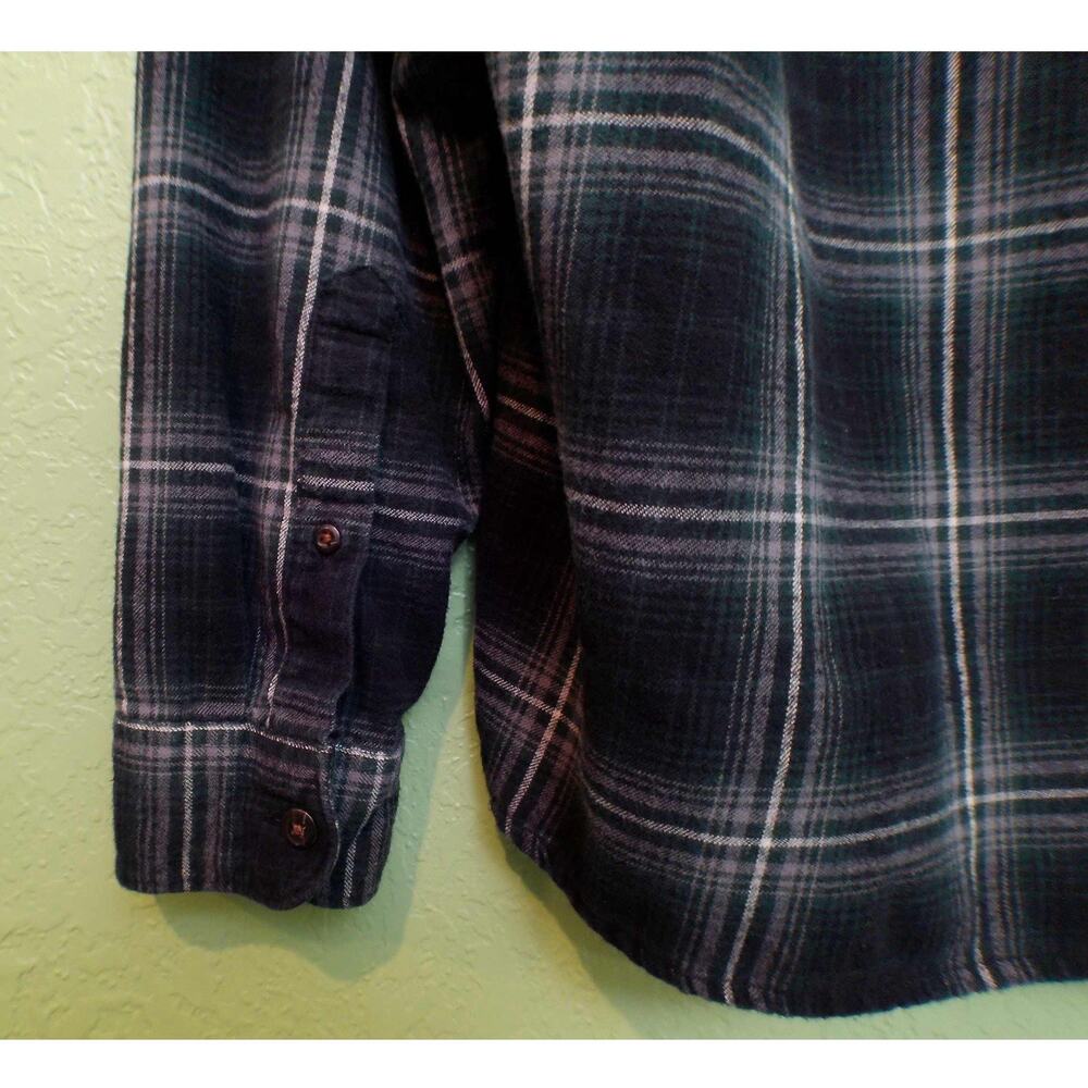 Abercrombie & Fitch Flannel Check Relaxed Fit Cotton Shirt Men’s Size L - Picture 5 of 8